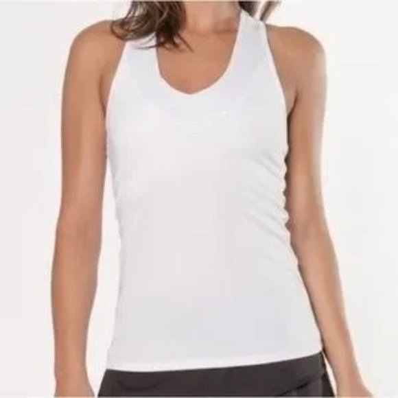 Lucky in Love Tops - Lucky in Love White V Neck Core Top Size Small